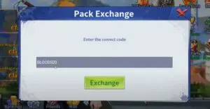 Redeem a gift code in Bleach Blood