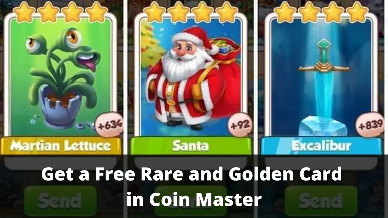 How to get Free Rare and Golden card in Coin Master?