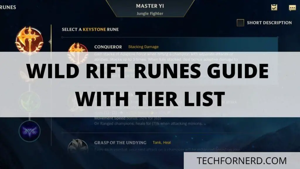 Wild Rift Runes Guide