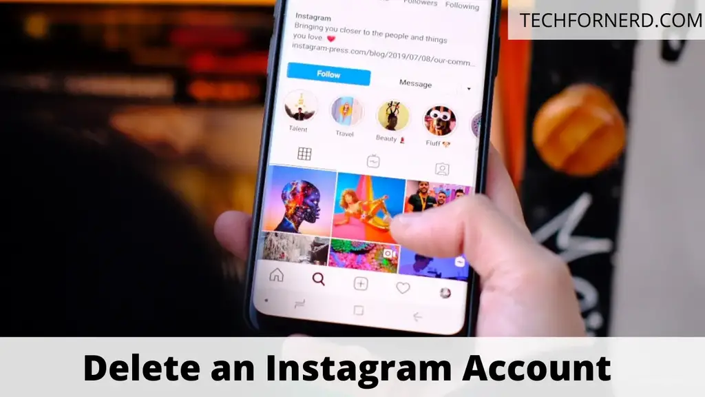 Account iphone on to delete instagram how How to