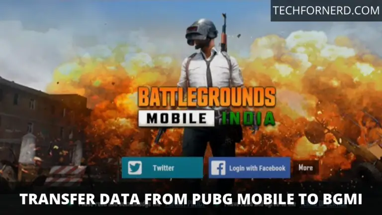 transfer your data from Pubg Mobile