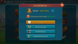 lords mobile account switch