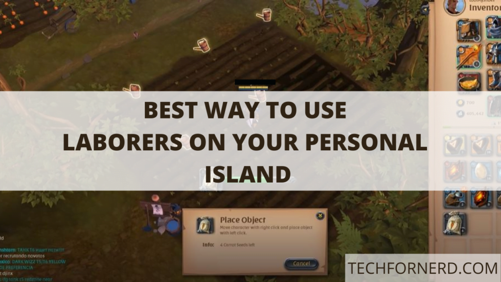 How to use Laborers on your personal Island in Albion Online? TECHFORNERD