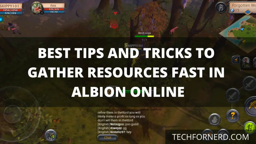 gather resources fast in albion online