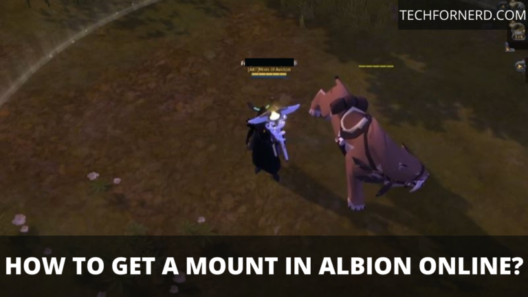 HOW TO GET A MOUNT IN ALBION ONLINE