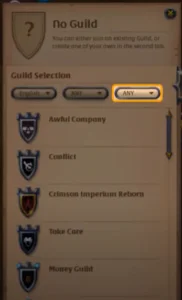 find a good guild in Albion Online