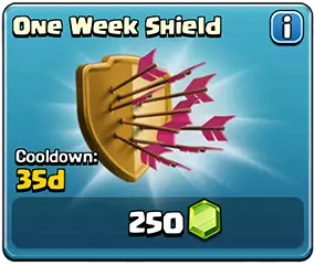 1 week shield en