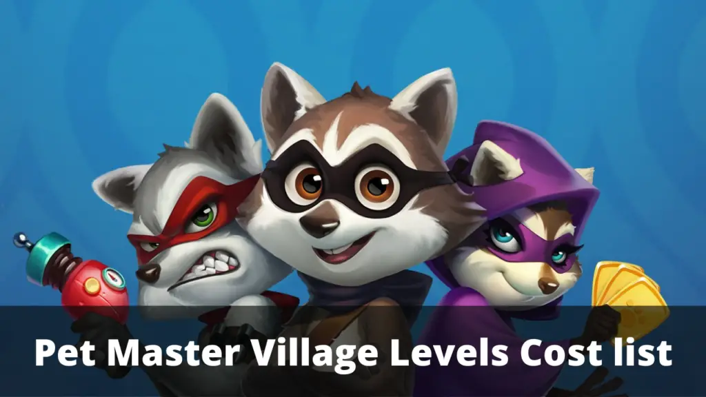 Pet Master Village Level