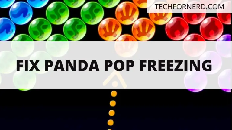 PANDA POP KEEPS FREEZING