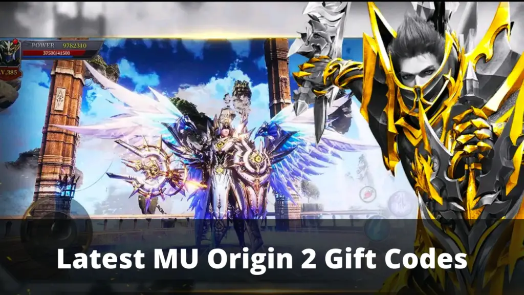 Mu Origin 2 Gift Codes