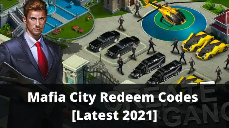 Mafia City Redeem Codes