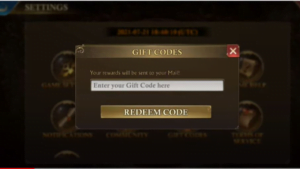 Redeem Guns of Glory Gift Codes
