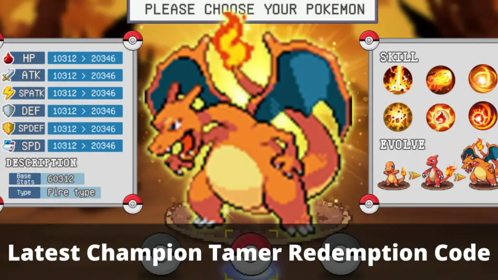 Champion Tamer Redemption Code