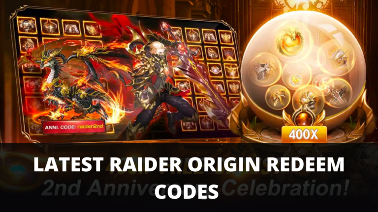 raider origin redeem codes