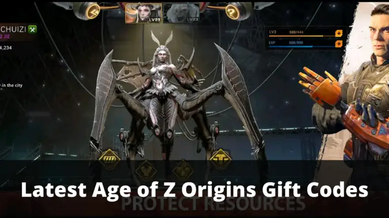 Age of Z Origins Gift Codes