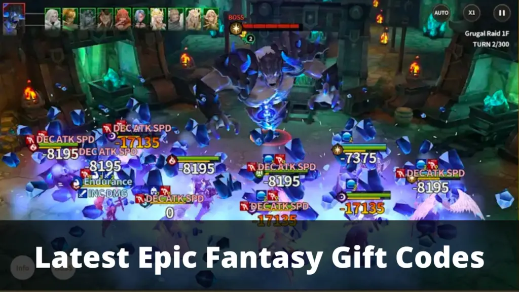 Epic Fantasy Gift Codes
