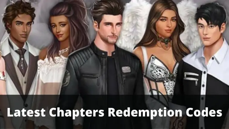 Chapters Redemption Codes