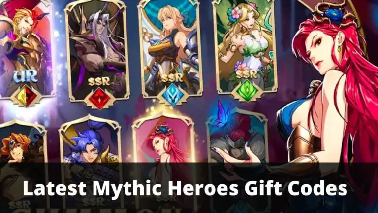 Mythic Heroes Gift Codes