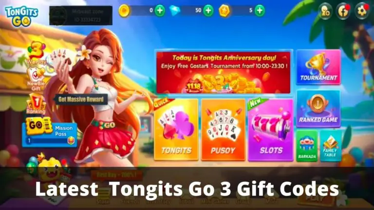 Tongits Go 3 Gift Codes