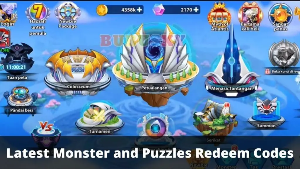 Monster and Puzzles Redeem Codes
