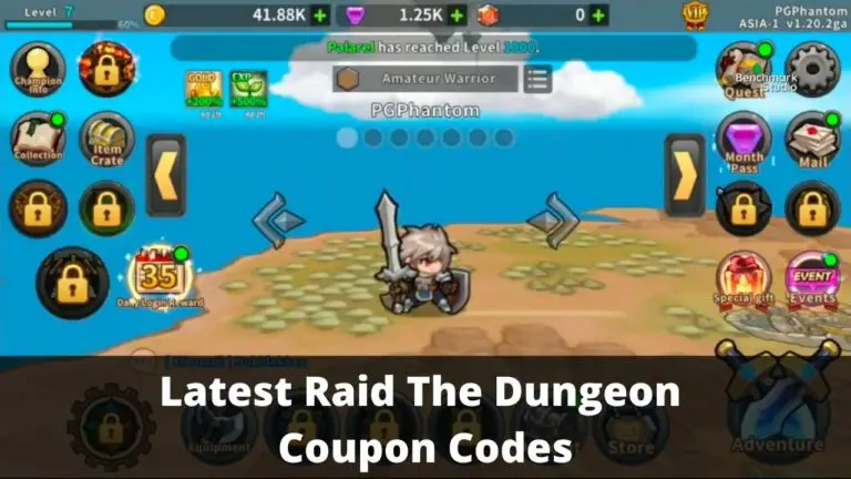 Raid The Dungeon Coupon Codes