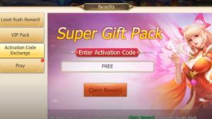 Redeem Gift Code in Rebirth of Chaos