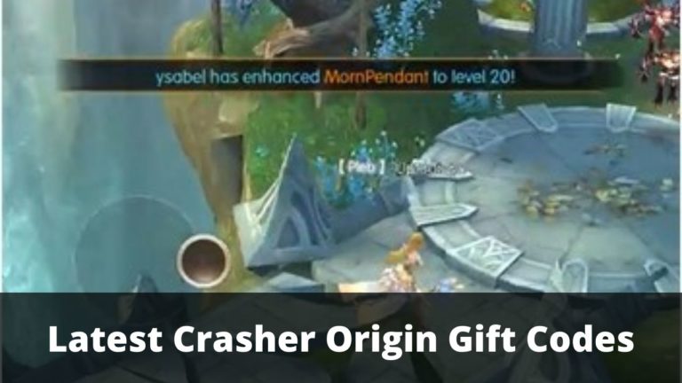 Crasher Origin Gift Codes