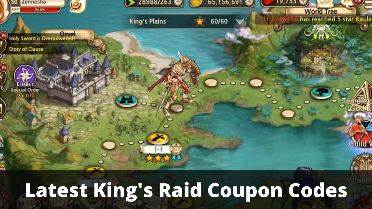 All Active King's Raid Coupon Codes [Latest 2022] TECHFORNERD