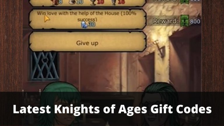 Knights of Ages Gift Codes