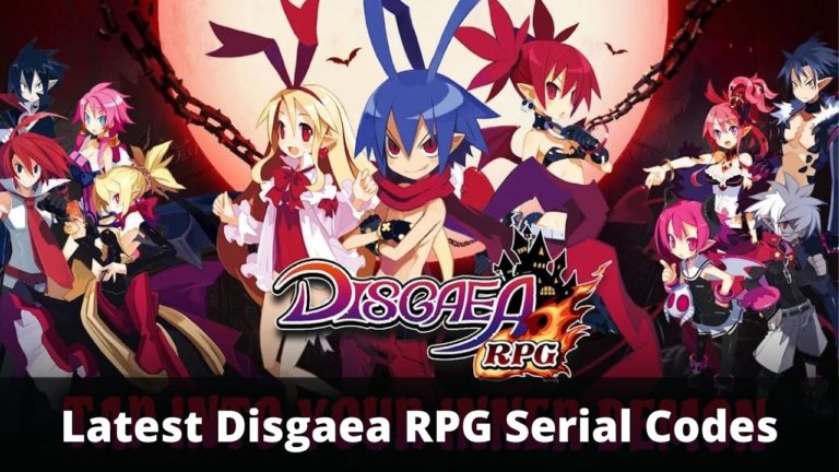 Disgaea RPG Serial Codes