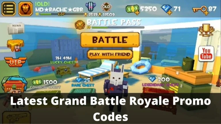 Grand Battle Royale Promo Codes