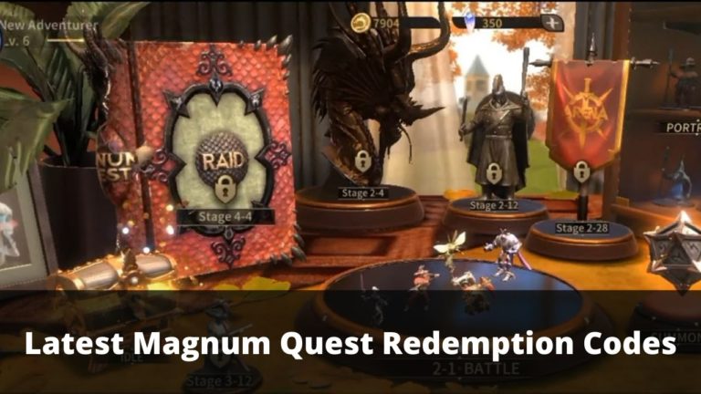 Magnum Quest Redemption Codes