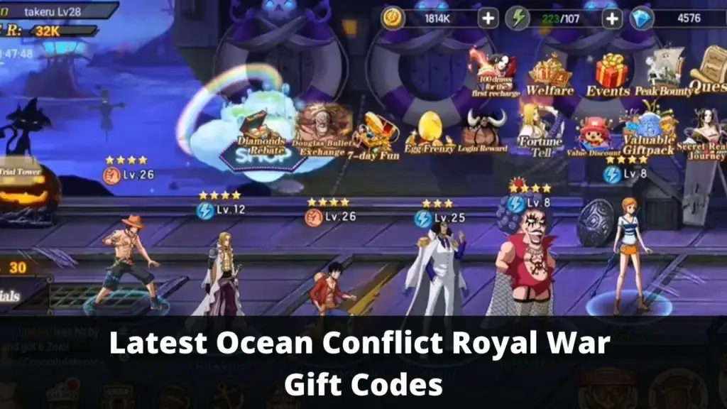 Ocean Conflict Royal War Gift Codes