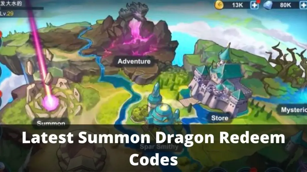 Summon Dragon Redeem Codes