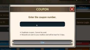 Redeem a gift codes in King's Raid
