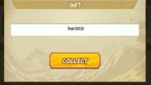 Redeem gift codes in Ninja glory