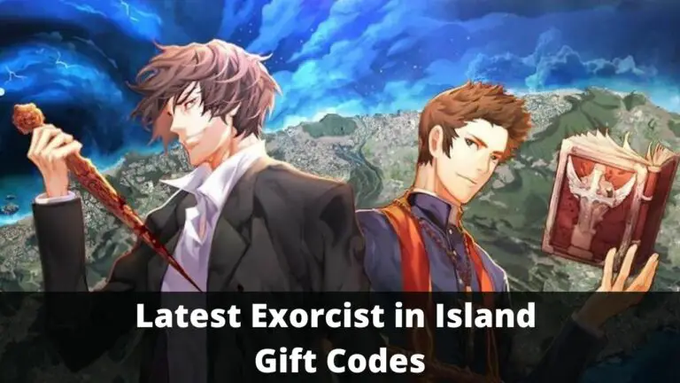 Exorcist in Island Gift Codes
