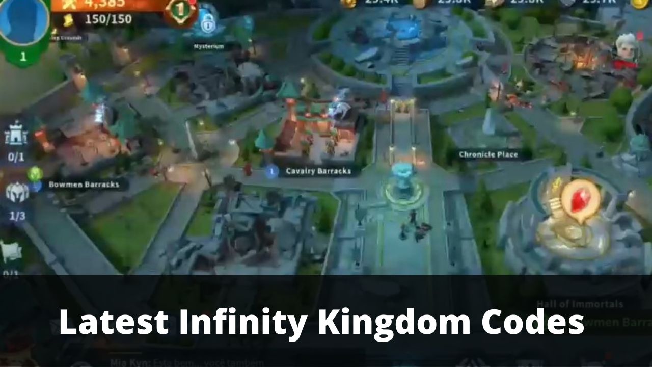 Infinity Kingdom Codes [Latest 2022] TECHFORNERD