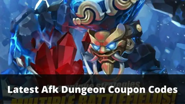 Afk Dungeon Coupon Codes
