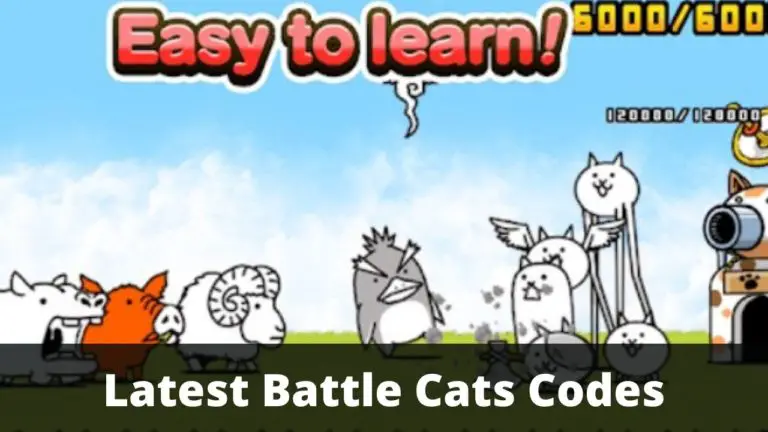 Latest Battle Cats Codes