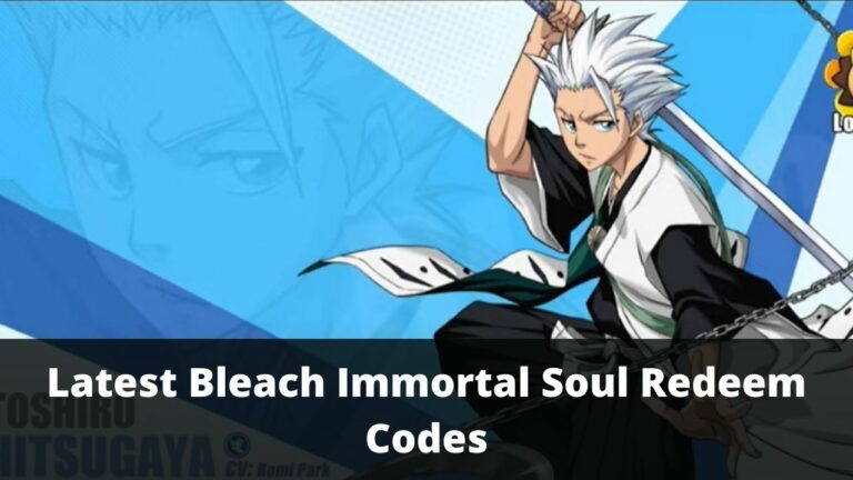 Bleach Immortal Soul Redeem Codes
