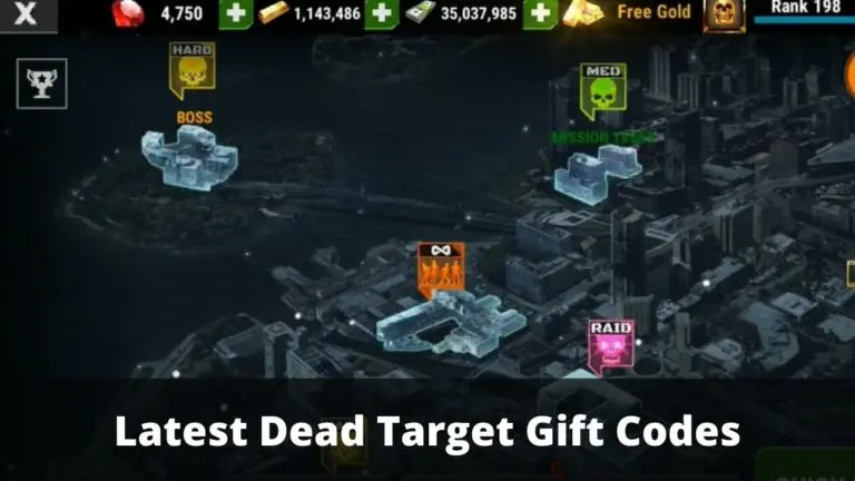 Dead Target Redemption Codes