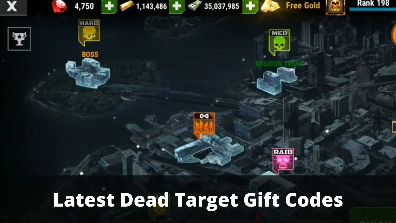 Dead Target Redemption Codes – August 2026