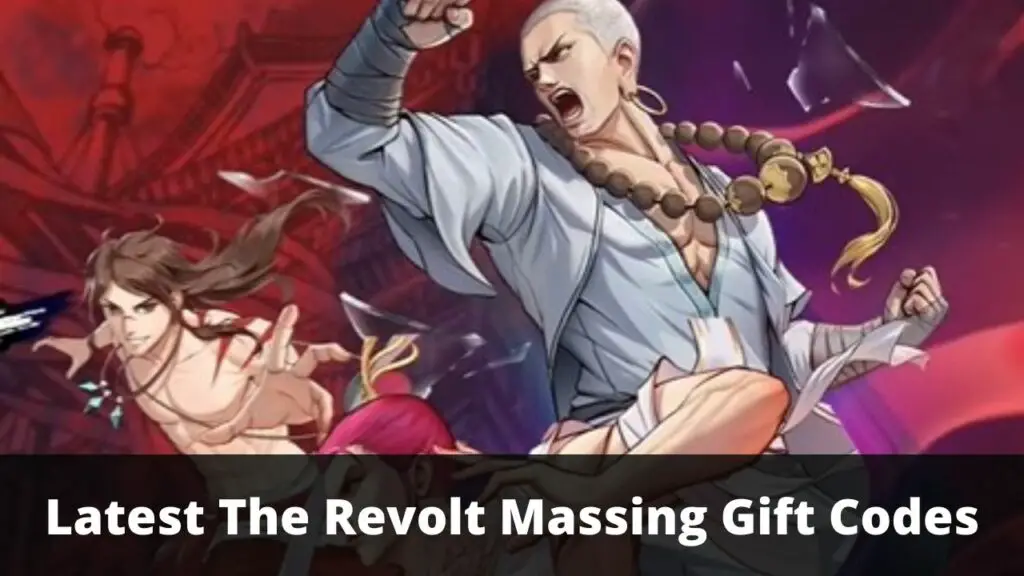 The Revolt Massing Gift Codes