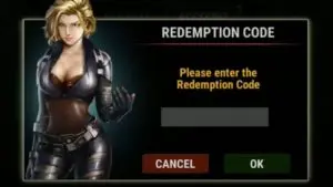 Redeem a gift code in Dead Target