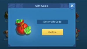 Redeem a gift code in Infinity Kingdom