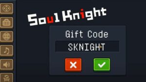 Redeem a gift code in Soul Knight