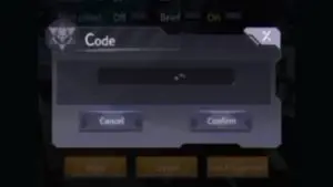 Redeem a gift codes in Iron Saga
