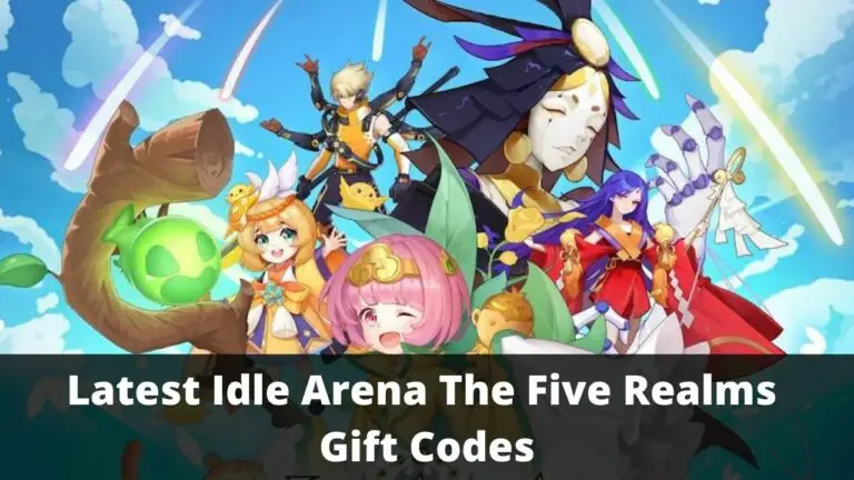 Idle Arena The Five Realms Gift Codes
