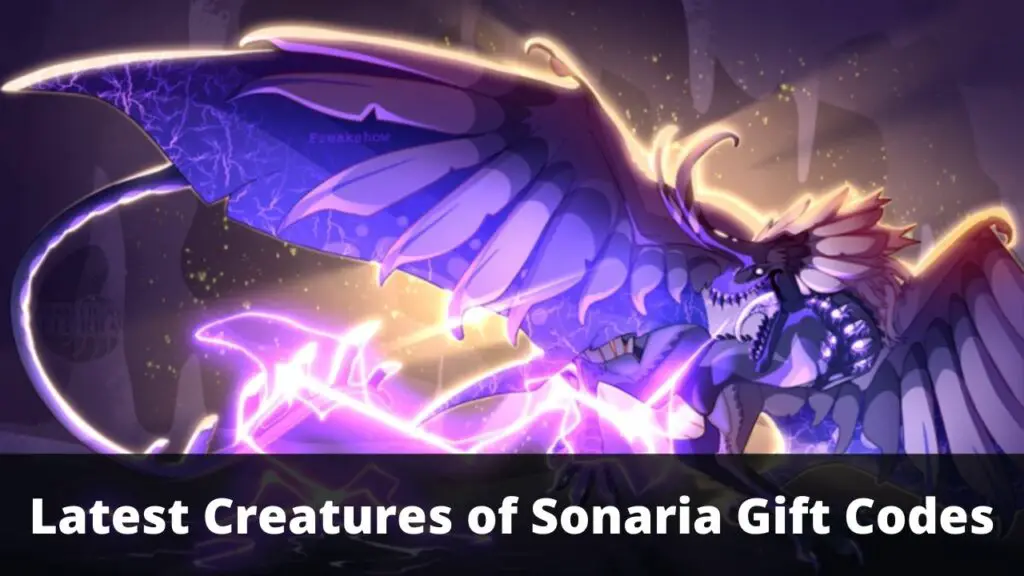 Roblox Creatures of Sonaria Gift Codes